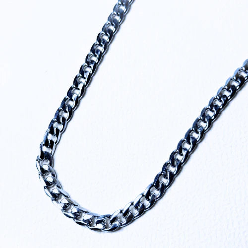 Bold Silver Chain  For Boys & Girls