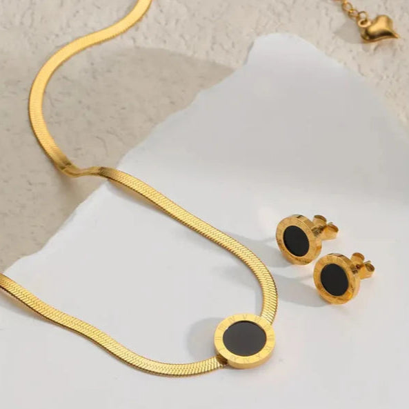 Pendant Necklace&Earrings Set